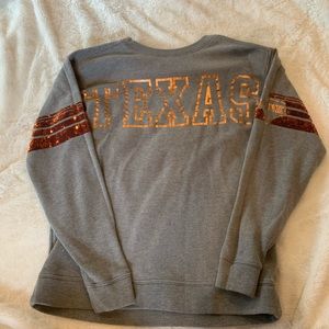 PINK Texas Longhorn sweatshirt